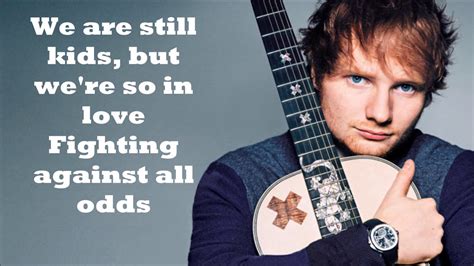 ed sheeran perfect with lyrics